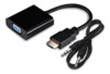 Cable Adaptador Activo Hdmi A Vga Con Salida De Audio Otec 0