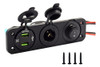 Carro Usb Tomada Do Carro Painel De Interruptor Usb 12v 24v 5
