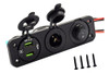 Carro Usb Tomada Do Carro Painel De Interruptor Usb 12v 24v 6