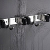 Soporte Escoba De Pared Acero Inox Con Ganchos Buho Store 5