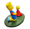 Figura Simpsons Bart Y Lisa Con Base 1