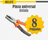 Pinza Universal 8  Aislada Rottweiler Cromo 3