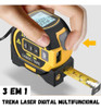 Trena A Laser Digital Multifuncional Fita Métrica 3 Em 1 Off 2