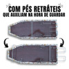 Tábua De Passar Roupa Estampada Portátil Mesa Cama 3