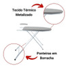 Tábua Mesa De Passar Roupa Dobrável Com Porta Ferro Utilaço 3