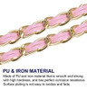 Cadena Plana Correa Ajustable 120cm Para Cartera Gold Rosa 2