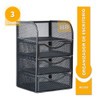 Organizador Escritorio Cajonera Metal 3 Cajones 13x13x20 Cm 1 Organizador Escritorio Cajonera Metal 3 Cajones 13x13x20 Cm 1