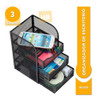 Organizador Escritorio Cajonera Metal 3 Cajones 13x13x20 Cm 2 Organizador Escritorio Cajonera Metal 3 Cajones 13x13x20 Cm 2