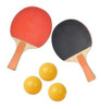 Paletas De Ping Pong + 3 Pelotas + Red 0
