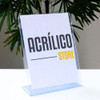 Display De Pvc Tipo L A5 Vertical (15x21cm) 2