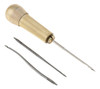 2x Kits De Conserto De Sapatos Com Furador De Costura Com 4