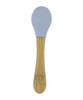 Colher De Bambu E Silicone Azul - Clingo 2