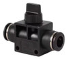 Llave Valvula De Corte 3 Vias Acople Rápido 12mm Neumatica 0