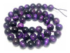 Perlas De Ojo De Tigre Violeta 8mm 0