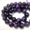 Perlas De Ojo De Tigre Violeta 8mm 3