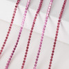 Tira De Strass 2.5mm 1rollo De 9m Rosado 2