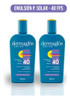 Kit Protector Solar Dermaglós Fps40 Emulsión 250ml X 2 Und 0