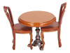 Conjunto De Cadeiras De Jantar Dollhouse Com Banco De Mesa D 2
