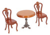 Conjunto De Cadeiras De Jantar Dollhouse Com Banco De Mesa D 3