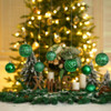 Adornos Navideños Para Arboles Color Verde 36 Unidades 3