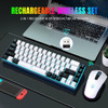 Combo De Teclado Y Mouse Inalámbrico Para Juegos Snpurdiri 6 1