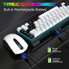 Combo De Teclado Y Mouse Inalámbrico Para Juegos Snpurdiri 6 2