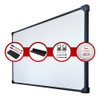 Pizarra Blanca 80x120 Premium Borrado En Seco 0