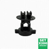 Aislador Regulable Nº 2 Cerco Perimetral Electrico X 200 Un. 2