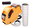 Máquina Etiquetar Amarela+10 Rolos D Etiqueta+bobina D Tinta 0