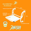 Silla Asiento Rebatible Para Bañera Ducha Pared Discapacidad 2