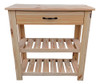 Mesa Quesera, De Arrime, Desayunador En Pino 80 Cm + Cajon 2