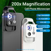 Lente De Microscópio Para Telefone 200x - Preta 1