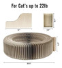 Pawaboo Cat Scratcher Lounge Bed Premium Plegable Plegable D 6 Pawaboo Cat Scratcher Lounge Bed Premium Plegable Plegable D 6
