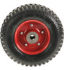 Rueda Giratoria Goma Corrugada 200mm Maciza Con 2 Rulemanes 6