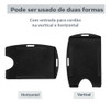 Protetor / Porta Crachá Preto Universal 100un 2