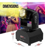 Pyle Rotating Moving Stage Light Para Dj Profesional Show Pe 3