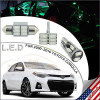 Paquete De 8pcs Led Interior Luz Verde Kit Para El Corolla D 0