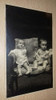 Antigua Foto Postal 2 Bebes En Sillon Decada Del 10 0