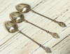 Cucharas Chicas Antiguas Plata 800 Macizas Selladas Divinas 3