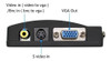Wiistar Av S-video Compuesto A Vga Video Converter Box Para 3