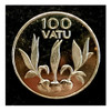 Vanuatu 100 Vatu 2008 Sin Circular Km 9 Planta De Coco 0
