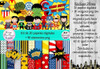 Cliparts Y Papeles Super Heroes Completo Kit Imprimible 0