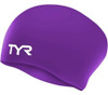 Tyr Gorro Natación Silicón Sin Arrugas Púrpura 0