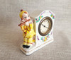 Antiguo Reloj De Mesa Alemán En Porcelana 5