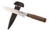Cuchillo Artesanal Cabo Madera Hoja Acero Inoxidable 16 Cm 0