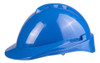 Casco De Trabajo Libus Milenium + Arnés Plástico Azul 4