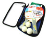 Set Ping Pong En Cartuchera Paletas Con Pelotas Red Soportes 2