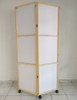 Biombo Plegable Separador De Ambientes 2 Hojas Con Ruedas 1