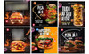 Pack Templates Design Arte Editável Hamburgueria Canva 2