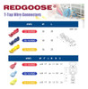 Redgoose Juego Surtido De Terminales De Pala De Cable Elctri 4